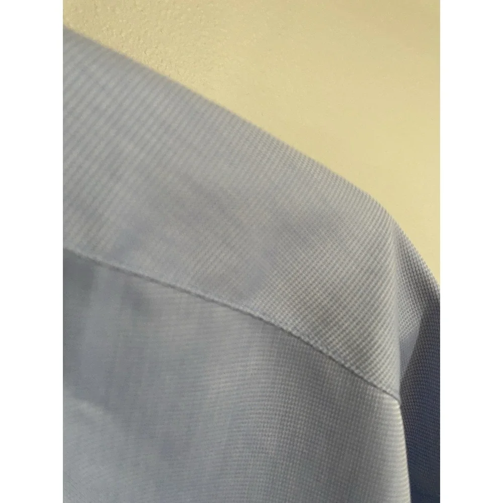 Travel Smart Men Shirt 4XLT Button TALL Man Non Iron BLUE BRAND NEW $59.50 - Picture 4 of 6